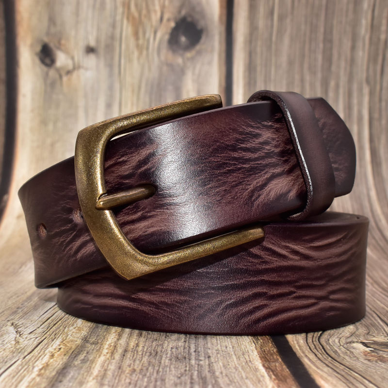 Recent bespoke leather belt commission 5 from the DVIL workshop