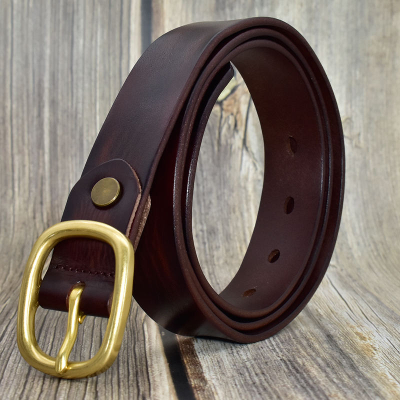 Recent bespoke leather belt commission 6 from the DVIL workshop